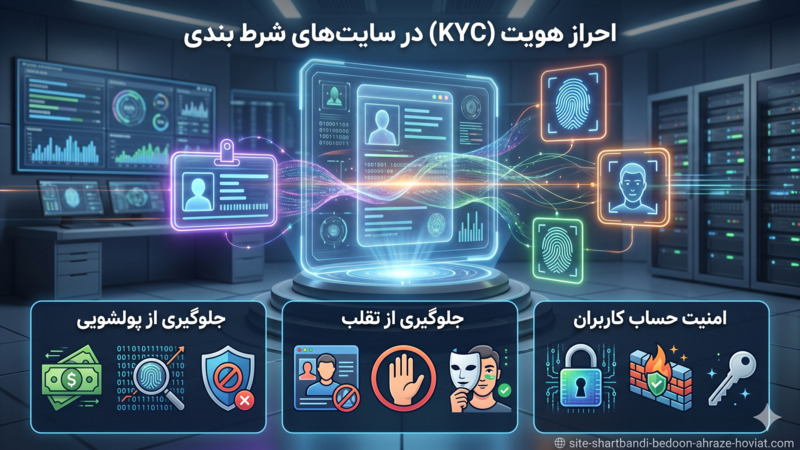احراز هویت (KYC) در سایت های شرط بندی